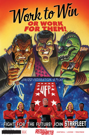 Star Trek: Red Shirts #4 Variant B (Price Federation Recruitment)