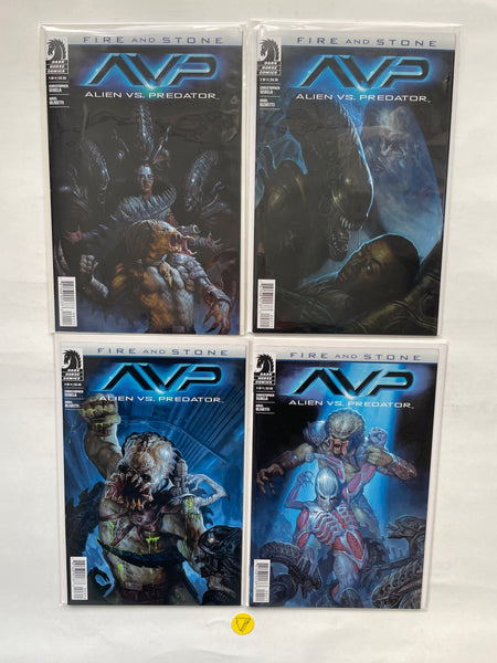 Alien VS Predator Fire And Stone (2014) #1-4, NM