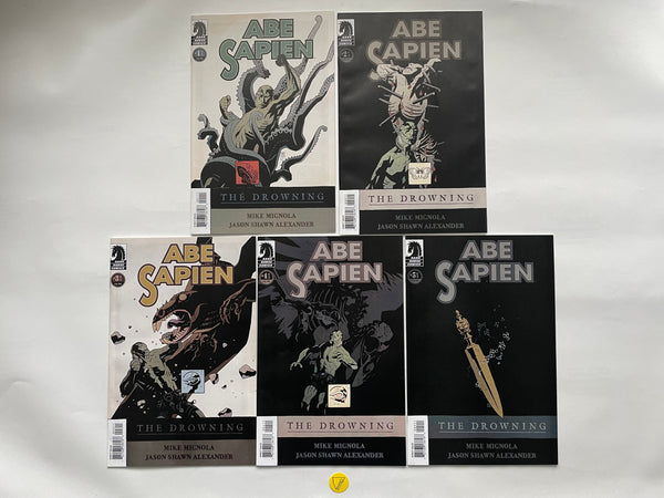 Abe Sapiens The Drowning (2008) #1-5, VF/NM