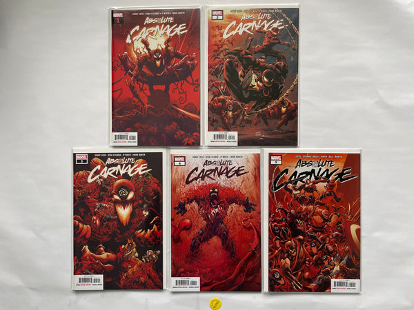 Absolute Carnage (2019) #1-5, NM/MT