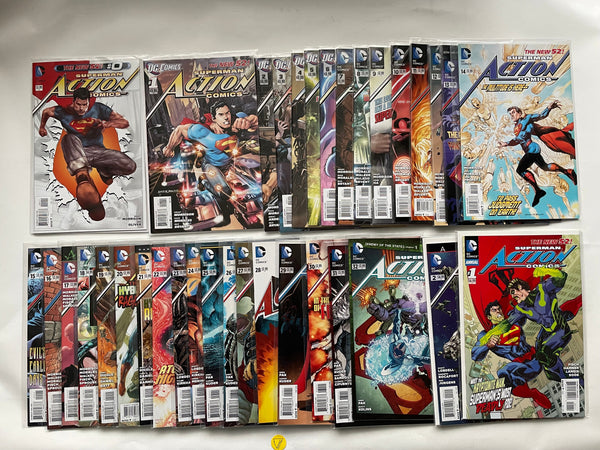 Action Comics (2011) #0-32 + Annuals #1-2 NM/MT