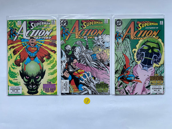 Action Comics (1938) #647-649 NM