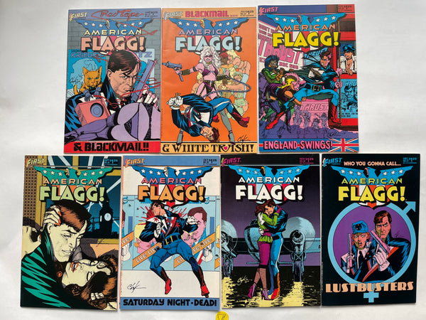 American Flagg (1983) #21-27, VF