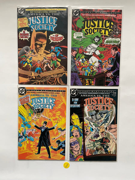 America vs Justice Society (1985) #1-4, NM