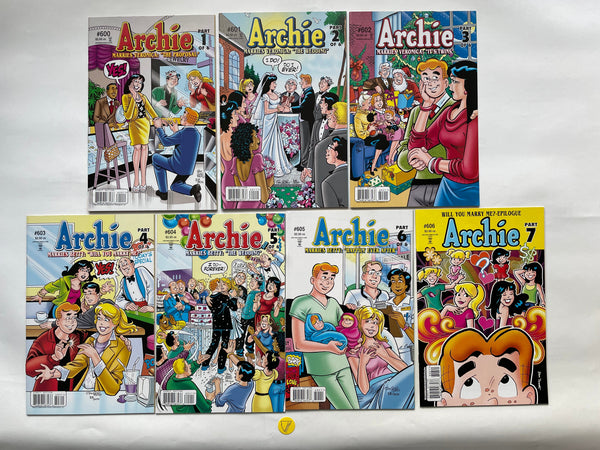 Archie (1943) #600-606, NM