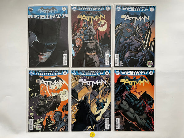 Batman (2016) #1-5 + Batman Rebirth Special, NM/MT