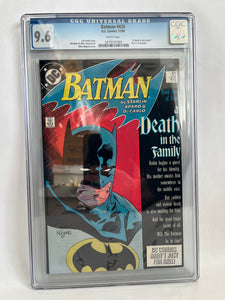 Batman Death in the Family collection complète en CGC
