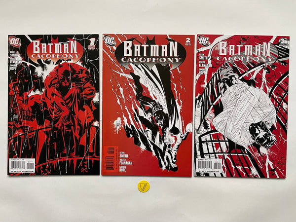 Batman Cacophony (2008) #1-3, NM