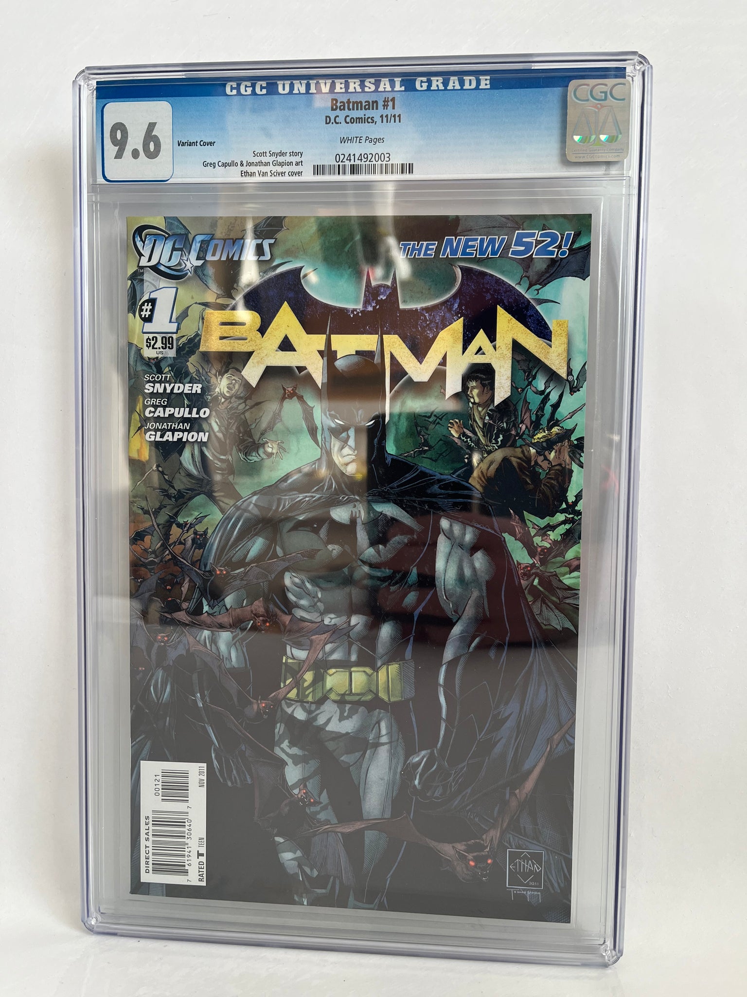 Batman #1 N52 Ethan Van Sciver Variant Cover CGC 9.6