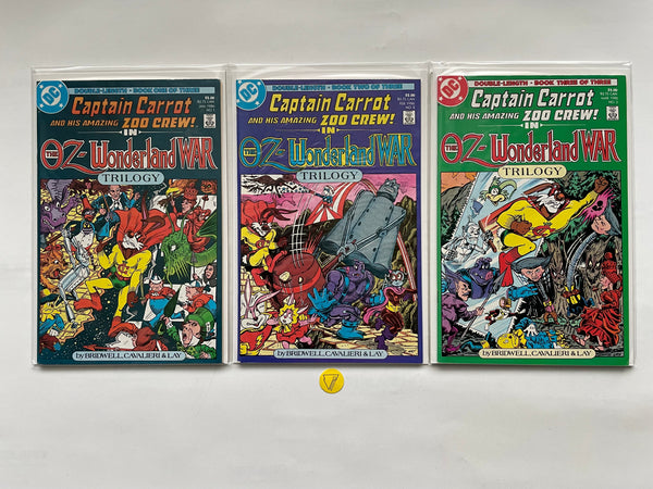 Captain Carrot Oz Wonderland War (1986) #1-3, VF/NM