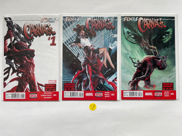 Axis Carnage (2014) #1-3, NM/MT