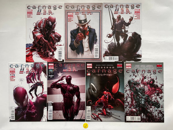 Carnage USA (2011) 1-5 + Alpha et Omega, NM/MT
