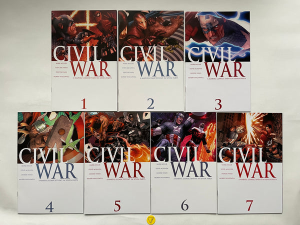 Civil War (2006), #1-7, NM