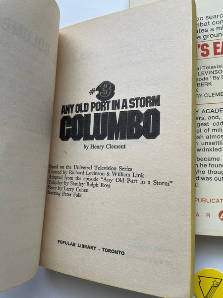 Columbo Books ( trois livres )