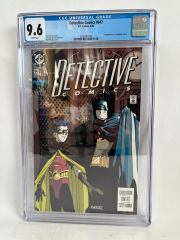 Detective Comics 647 CGC 9.6 1ère App de Stephanie Brown (Batgirl)