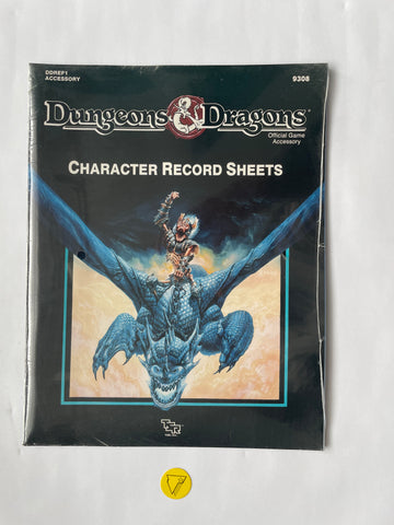 Dungeons & Dragons Caracter Record Sheets (1991)