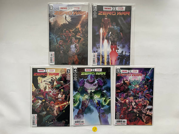 Fortnite Marvel Zero War (2022) #1-5, NM/MT
