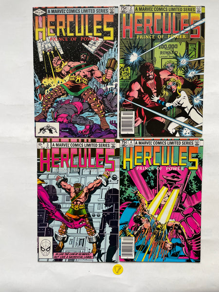 Hercules (1982, 1ère série) #1-4 NM