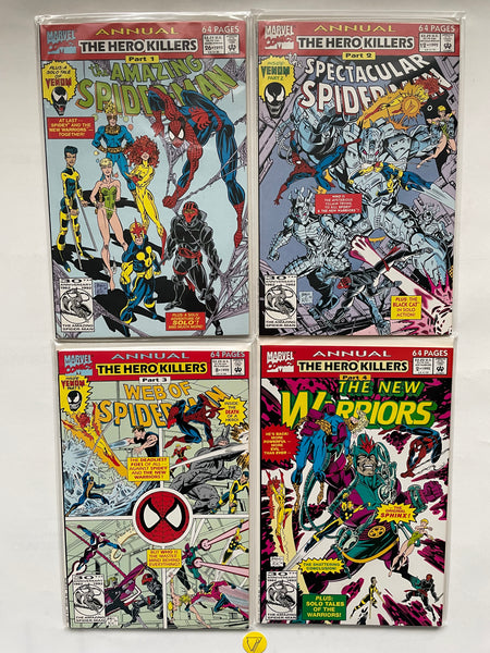 Amazing Spider-Man / New Warriors: The Hero Killers (1992) Partie 1 à 4, NM