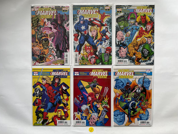 History of the Marvel Universe (2019) #1-6, NM/MT