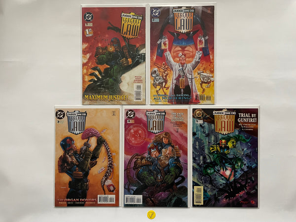 Judge Dredd Legends Of The Law (1994) #1-5, NM