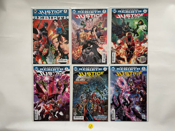 Justice League (2016) #1-5 +Justice League Rebirth Special, NM