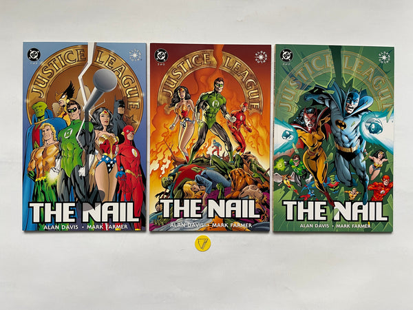 Justice League The Nail (1998) #1-3, NM/MT