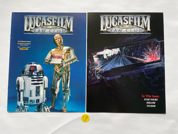 Lucas Fan Club #1 et 2 (1987), VF/NM