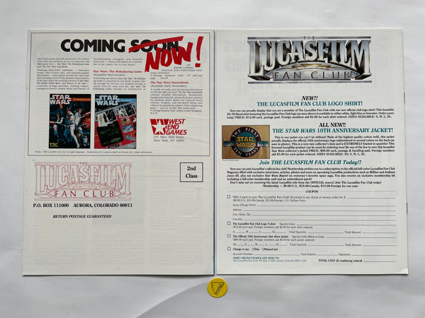 Lucas Fan Club #1 et 2 (1987), VF/NM
