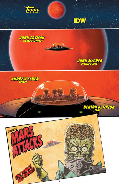 Mars Attacks (2012) #1-5 + Holiday Special, NM