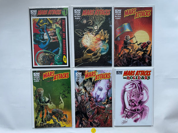 Mars Attacks (2012) #1-5 + Holiday Special, NM
