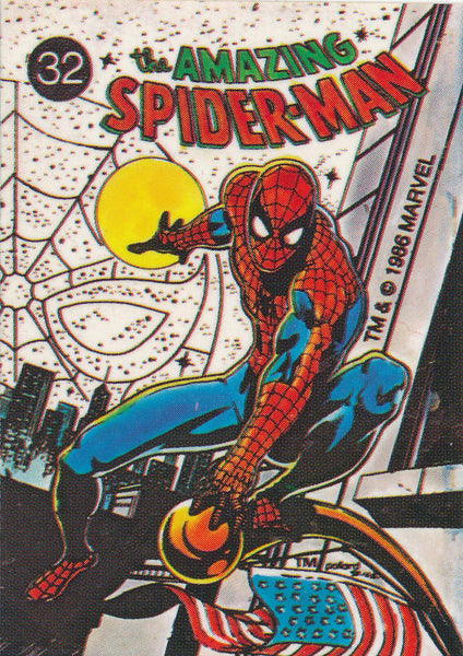 Spider-Man - 1986 Marvel Universe Stickers