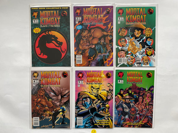 Mortal Kombat Blood and Thunder (1994) #1-6, NM