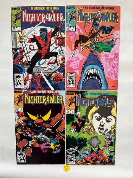 Nightcrawler (1985, 1ère série) #1-4 NM