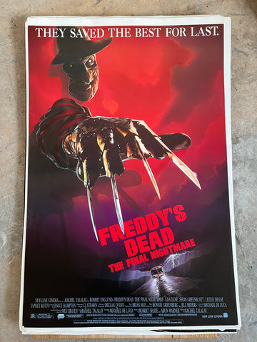 Freddy's Dead The Final Nightmare, Poster Original 27x40
