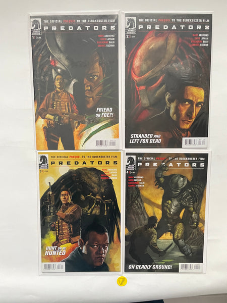 Predators Movie Prequel (2010) #1-4