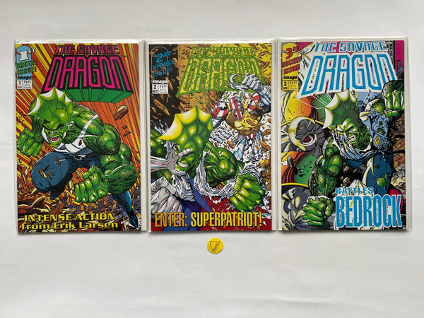 Savage Dragon (1992) #1-3 NM