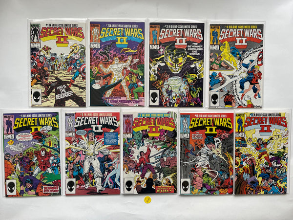 Secret Wars II (1985) #1-9, NM/MT