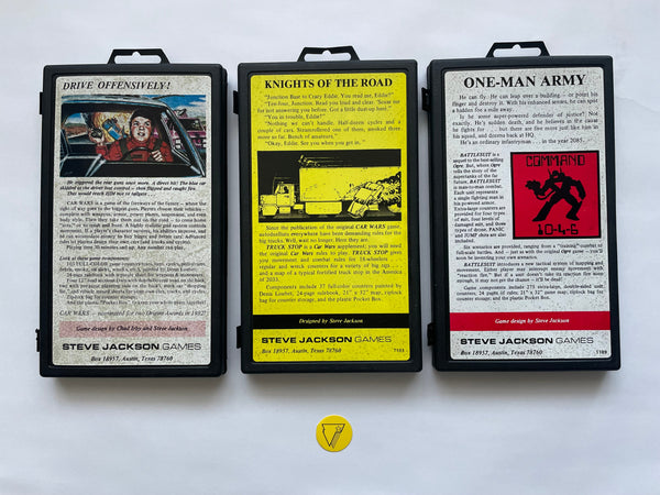 Steve Jackson Games Car Wars, Truck Stop, Battlesuit (1981)