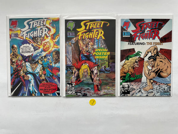 Street Fighter (1993) #1-3, NM