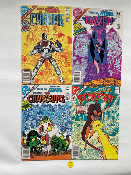 Tales Of The New Teen Titans (1982) #1-4, NM