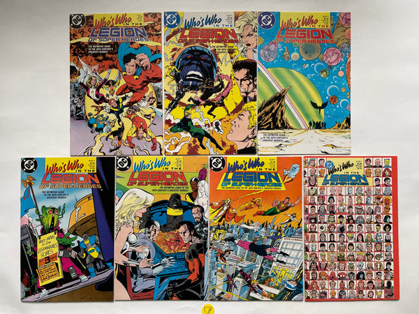 Who's Who in The legion of Super-Heroes (1988) #1-7, NM